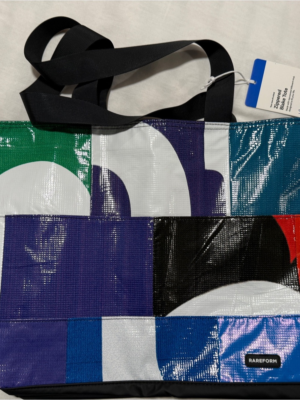 RAREFORM Colorblock Recycled Tote - Multi Color